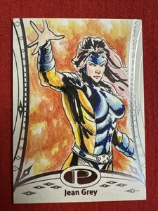 Upper Deck 2014 Marvel 1 Of 1 Sketch Card Jean Grey Auto - Bild 1 von 15