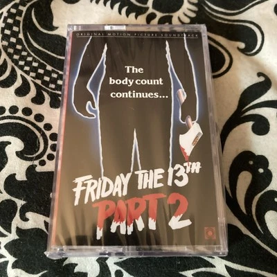 NEW Friday The 13th Part 2 RED & WHITE Cassette Terror Vision #/200 Limited OST - Image 1 of 4