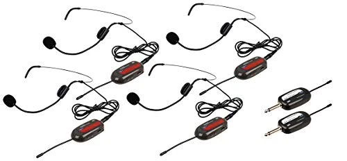 Vocopro COMMPLAY4 4 Uhf Wireless Headset Mics With Receivers - Image 1 of 1
