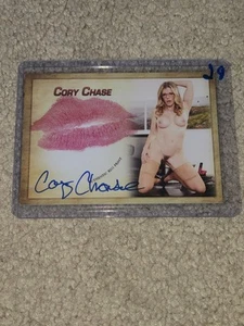Tarjeta de beso firmada con autógrafo de Cory Chase Collectors Expo modelo #29 - Imagen 1 de 2