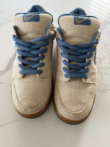 Maglia Nike Dunk Low Pro SB blu cascata oro taglia 10,5 canapa - Foto 1 di 12
