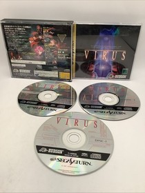 VIRUS  1997 Sega Saturn SS Japan Import US Seller