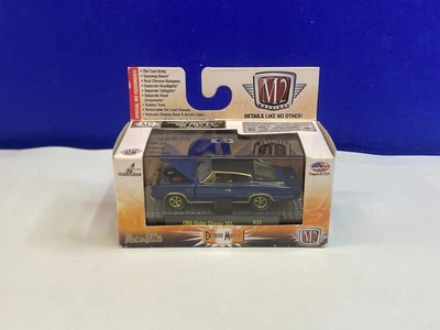 M2 MACHINES 1/64 SCALE BLUE 1966 DODGE CHARGER 383 CHASE R34 1 OF 500 - Image 1 of 4