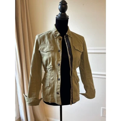 Chaqueta de otoño ajustada verde militar Rag & Bone para mujer talla 2 Foto 1 de 4