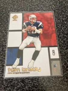 2002 PRIVATE STOCK RESERVE FOOTBALL CARD #58 TOM BRADY - Picture 1 of 2