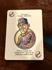 2007 Hero Decks Detroit Tigers Playing Card -Jim Leyland-