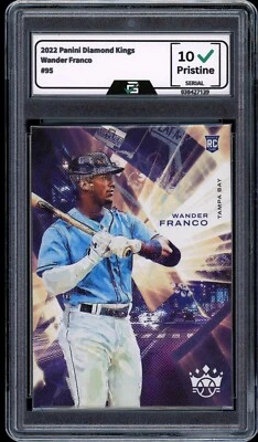 2022 Panini Diamond Kings #95 Wander Franco GRADED 10 GEM Mint Rookie RC - Image 1 of 2
