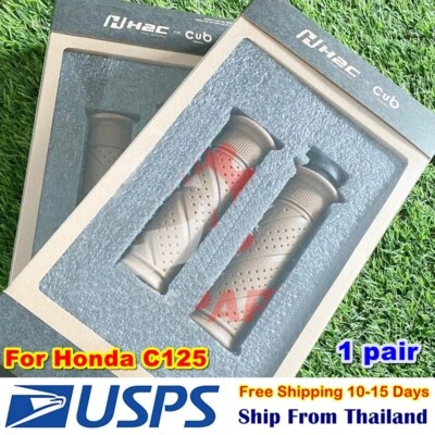 H02 Handlebar Grips For Honda Super cup C125 Throttle Hand Motorcycle Cable Grip Foto 1 de 4