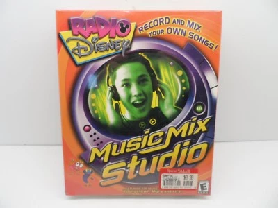 Radio Disney Music Mix Studio PC CD-ROM Windows ME/98/95 Disney Interactive 2001 - Image 1 of 2
