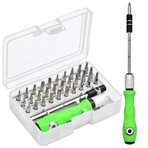 Juego de destornilladores multifuncionales 32 en 1 mini destornillador pequeño Torx Phillips Mag - Imagen 1 de 8