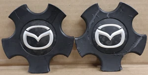 Pair of 2 OEM Used Mazda Center Caps P/N g22bv3815 - Picture 1 of 8