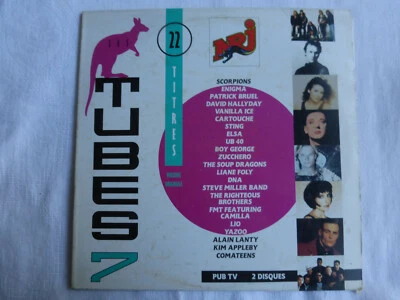 NRJ-les tubes 7-enigma-patrick bruel-lio-etc-2 LP 33 tours - Photo 1/2