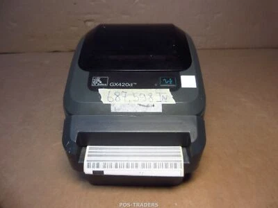 Zebra GK420D CUTTER USB Network LAN Thermal 104mm Label Printer 687,598 INCH - Bild 1 von 4