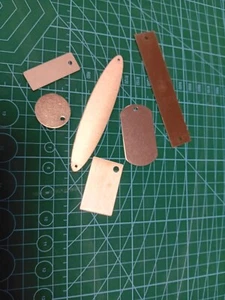 STAINLESS STEEL METAL TAGS AND PLATES VARIOUS SIZES WITH LASER ENGRAVING - Picture 1 of 8