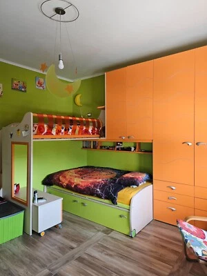 cameretta ragazzi 2 letti moretti compact  - Immagine 1 di 4