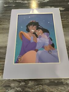 Walt Disney's Aladdin Exclusive Commemorative Lithograph 1993 Aladdin Jasmine