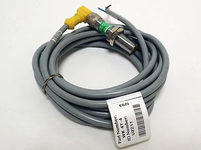TURCK EURO FAST WK 4T-4 SENSOR CABLE AND BI2-M12-AN6X-H1141 PROXIMITY SWITCH - Image 1 of 4
