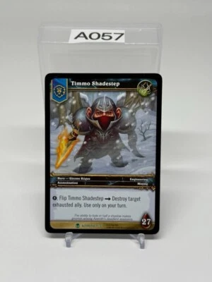 Timmo Shadestep - Heroes of Azeroth - 7/361 - Warcraft TCG - Imagem 1 de 2