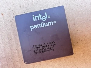 Intel Pentium SY005 A8050275 75Mhz Socket 7 Vintage CPU - Bild 1 von 4