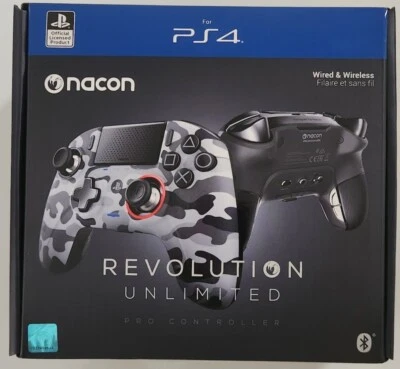 Nacon Revolution Pro Unlimited PlayStation 4 Controller - Camo Grey New - Image 1 of 4