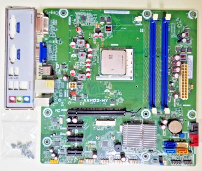HP 660155-001- AAHD2-HY- AMD Socket FM1 Motherboard,screws &Shield + A4-3400 CPU - Image 1 of 4