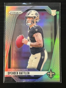 2024 Panini Prizm Silver Rookie Spencer Rattler New Orleans Saints #388 - Picture 1 of 2