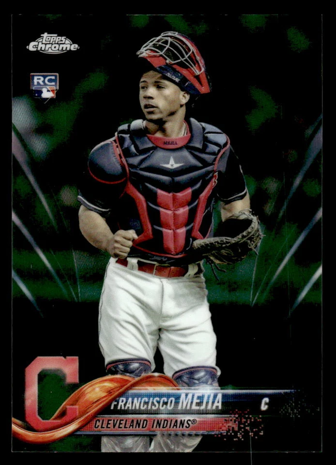 Francisco Mejia 2018 Topps Fire Purple 77/99 #166 - Image 1 of 2