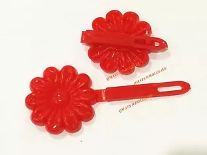 100 Pcs DAISY FLOWER HAIR BARRETTES GIRL HAIR FOLD & CLIP PLASTIC SPECIAL PRICE - Picture 1 of 1