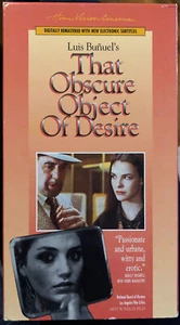 That Obscure Object Of Desire VHS 1977 Luis Bunuel French W English Subtitles - Picture 1 of 3