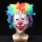 Colorful Clown Realistic Mask Party Celebrity Latex Headgear Costume Cosplay