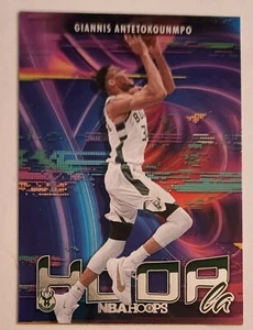 2021-22 NBA Hoops Hoopla #6 Giannis Antetokounmpo Milwaukee Bucks Finals mvp - Picture 1 of 2