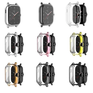 For Amazfit GTS 2e / GTS 2 Watch Screen Protective Cover Soft TPU Watch Case Kit - Picture 1 of 26