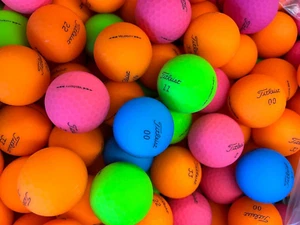 100 AAAAA++ TITLEIST VELOCITY MATTE MIX MINT GOLF BALLS **FREE SHIPPING** - Picture 1 of 2