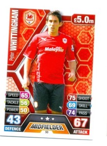 Topps Match Attax  2013-14 Premier League - Cardiff City - Peter Whittingham