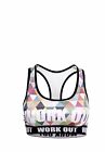Women's Yoga Work out Pilates, Set of 2 Bra Fitness Top+Shorts.Fits S&M