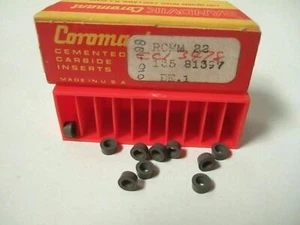 SANDVIK Coromant RCMM 22 135 81397 Lathe Carbide Inserts 10 Pcs New - Picture 1 of 1