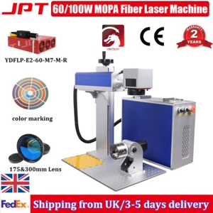  [UK Stock] JPT 60W 100W Mopa M7 Fiber Laser Engraving Marking Machine jewelry - Picture 1 of 11