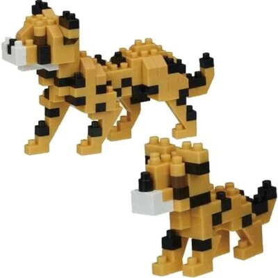 Nanoblock Cheetahs Kawada NBC_307 New 200pcs Block Toy from Japan - Image 1 of 4