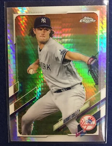 Topps Chrome Gerrit Cole #80 Prizm Refractor 2021 - Imagen 1 de 2