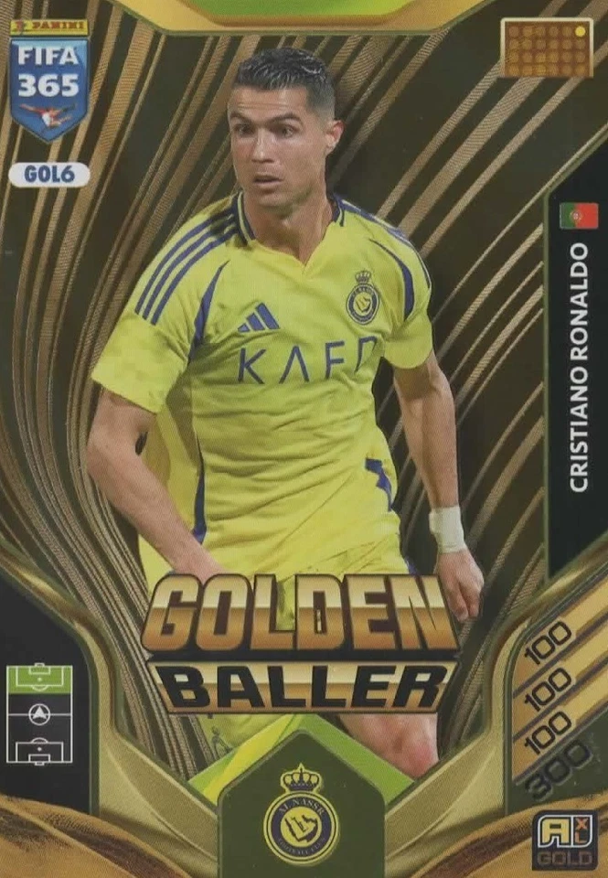 Panini Fifa 365 2026 GOL6 Golden Baller Cristiano Ronaldo  AL-Nassr FC - Bild 1 von 1