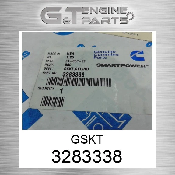 3283338 GSKT se adapta a CUMMINS (caja abierta excedente) Foto 1 de 1