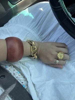 Lucid Plastic Floral Ring - Image 1 of 4