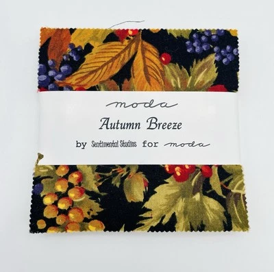 Ткани Moda Autumn Breeze упаковка с брелоками 5 дюймов 42 квадрата без печати - Изображение 1 из 4