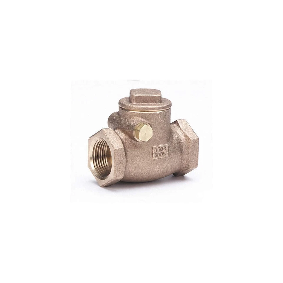 MILWAUKEE VALVE 510T 1 1/4 Swing Check Valve,3.5625 in Overall L 1JML3 - Image 1 of 1