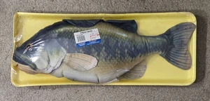 Fresh Bass Fish Plush Toy Stuffed Animal Pillow 24" by Salamander Graphix - Picture 1 of 1
