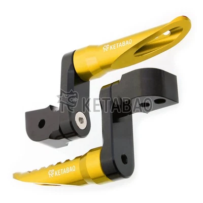 Clavijas traseras inferiores doradas BOB de 1,5 pulgadas para Honda NC700 S/X 12 13 14 15 16 Foto 1 de 4