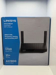 Router Linksys AX1500 Wifi 6, Max Stream, Doble Banda, MR7350 - Imagen 1 de 7