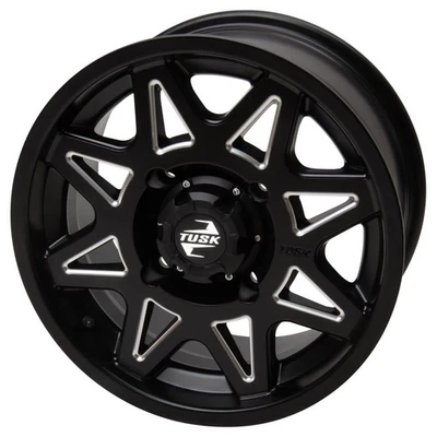 4/156 Tusk Tintic Wheel 14x7 4.0 + 3.0 Milled/Black For Polaris Scrambler XP 850 — 第 1/4 张图片