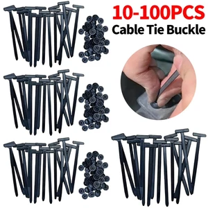 Hebilla universal de nailon de alta resistencia con hebilla de amarre de nailon autobloqueante soporte para lazos con cremallera - Imagen 1 de 11