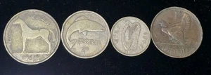  Irland Half Crown / 2 Schilling / 1 Schilling Silber Lot Jahre 1928 + mehr - Bild 1 von 2